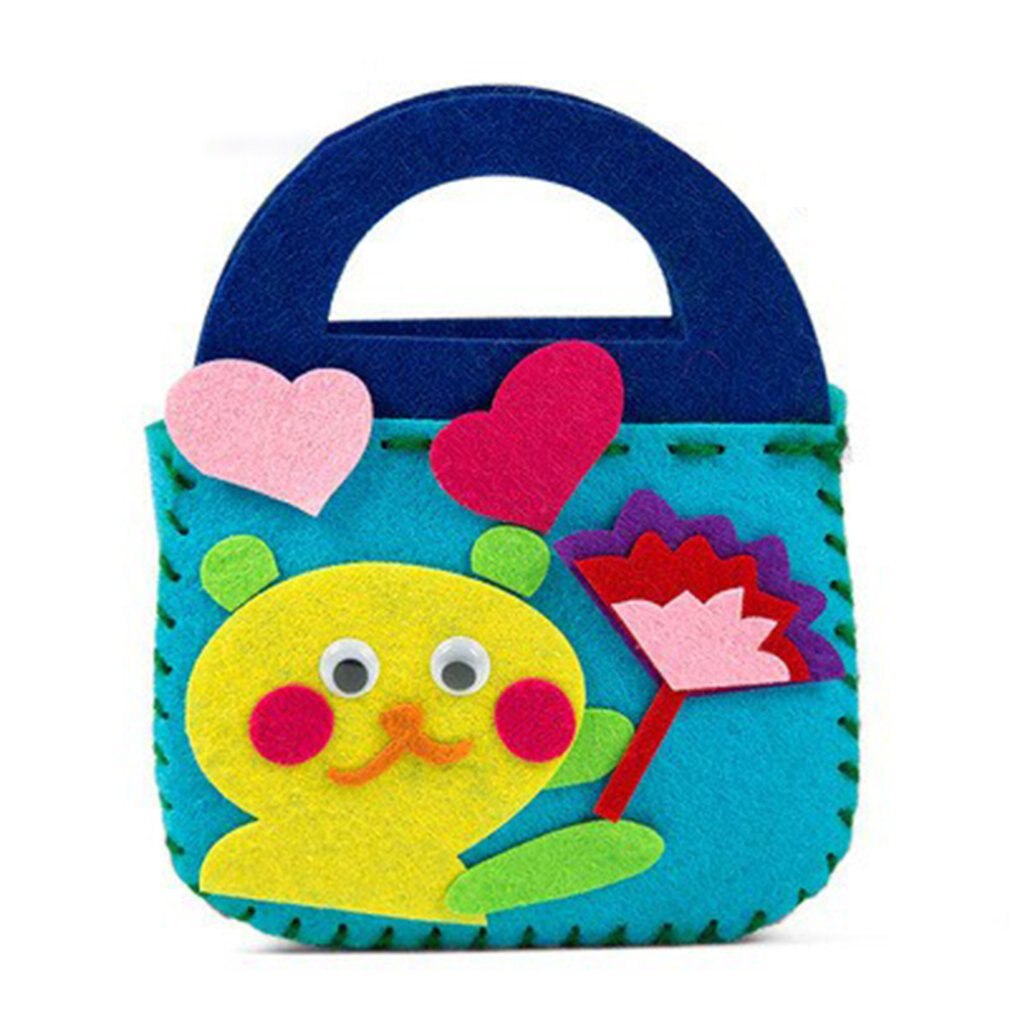DIY bolso de mano de guardería hecho a mano pasta Material bolsa para golosinas juguete educativo colorido: 02