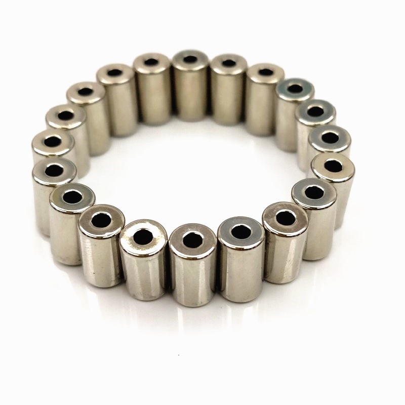 12P N52 Diametrically Magnet Ring Tube Diameter 8x3.05x20 mm Precision NdFeB High Temp. Neodymium Permanent Rare Earth Magnetic
