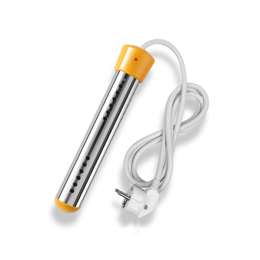 1500W Stainless Steel Electric Water Heater Boiler Immersion US Portable Plug Element Water Heating Suspension C8F7: White / U.S