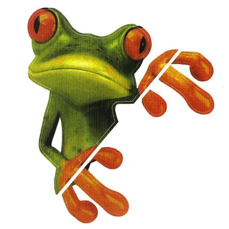 Autocollant Voiture Funny Crazy Frog - Vinyle 13 X 11,9 Cm - Décor JDM Pour Pare-chocs, Coffre, Porte - Imperméable Et Réfléchissant
