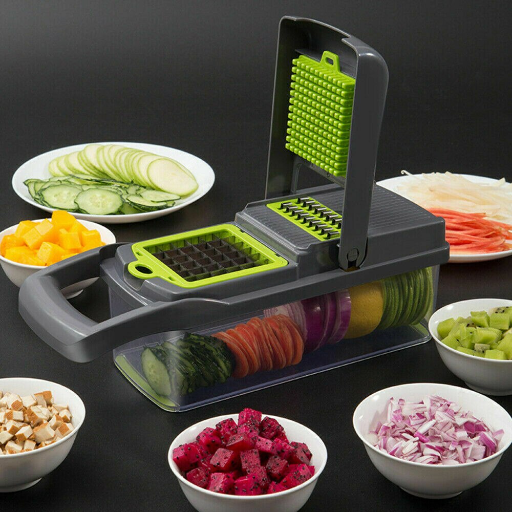 7 in1 mat grønnsaker frukt skreller cutter slicer dicer choppers mandoline slicer frukt cutter gulrot rasp grønnsak slicer
