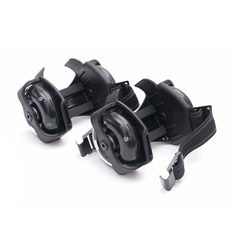 1 Pair Flashing Roller Skating Shoes Whirlwind Pulley Flash Wheel Heel Roller Adjustable Simply Roller Skating Shoes for kids: green 50KG