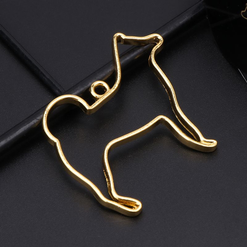 5 teile/satz Hund Tier Styling Kristall Epoxy Kleber UV Harz Metall Grenze Farbe Halte DIY Schmuck, Der Rahmen