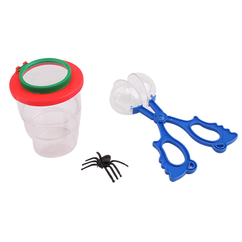 Tijeras de plástico para atrapar insectos, pinzas para niños, herramienta práctica, 1 unidad