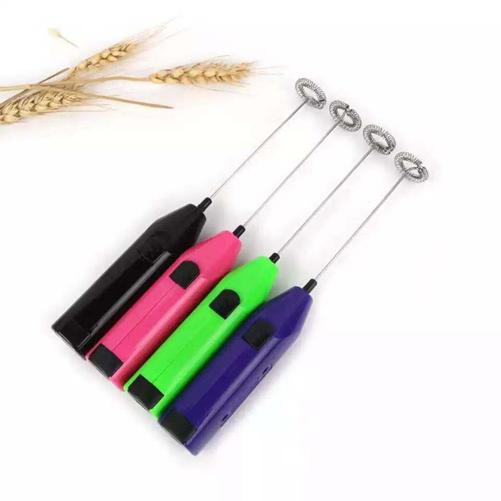 Elektrische Melkschuimer Koffie Machine Mixer Hand Grond Cappuccino Schuim Blender Eiklopper Stirrer Mini Frother Maker Koken Tool