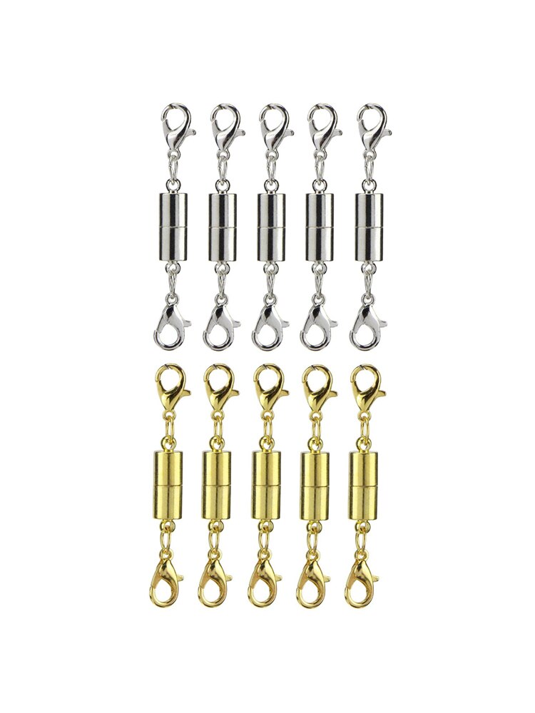 5pcs Magnetic Clasps For DIY Bracelet Necklace Chain Making Fasteners Clasp Buckle Jewelry Connector Findings Hook