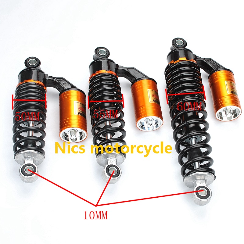 A pair of 21-23-29CM rear shock absorber suspension with electric scooter motorcycle ATV rear shock absorber