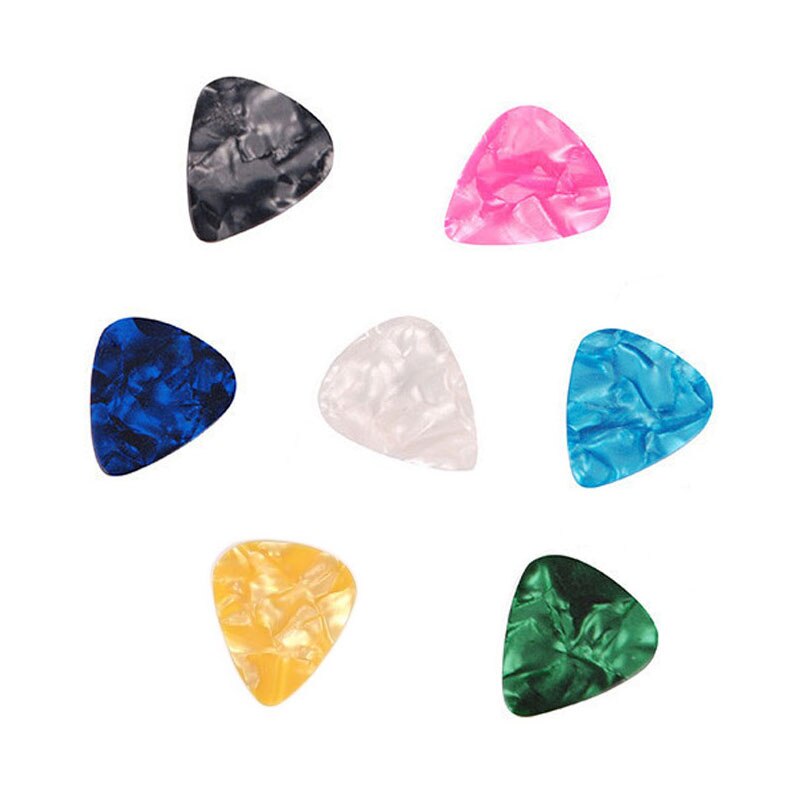 Gereedschapsset gitaarstemmer + capo + plectrumhouder  + 7 celluloid plectrums stemcapotraste bemiddelaar koffer gitaaronderdelen accessoires