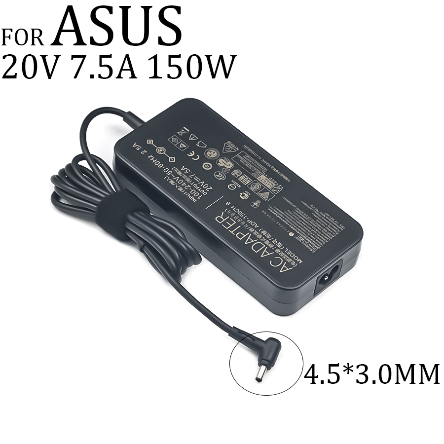 20V 7,5A 150W ADP-150CH B 4,5*3,0mm AC Adapter Laptop Ladegerät Für ASUS TUF GAMING X571L F571G F571L VX60G Netzteil