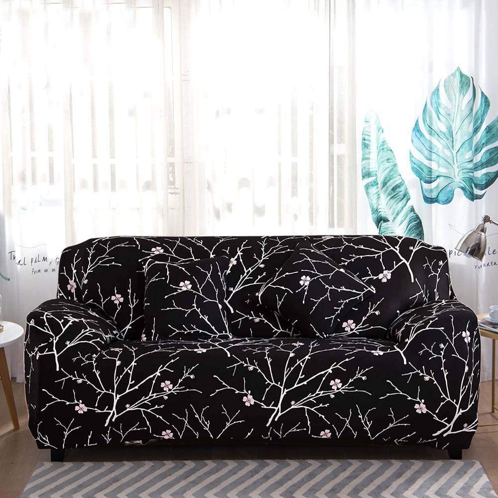 Soft Velvet L Shape Sofa Cover | 1/2/3/4 Seater Stretch Elastic Corner