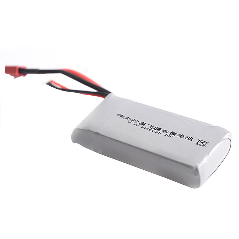 Rc Lipo Batterij 2S 7.4V 2700Mah 20C Max 40C Voor Wltoys 12428 Feiyue 03 Q39 Upgrade Onderdelen