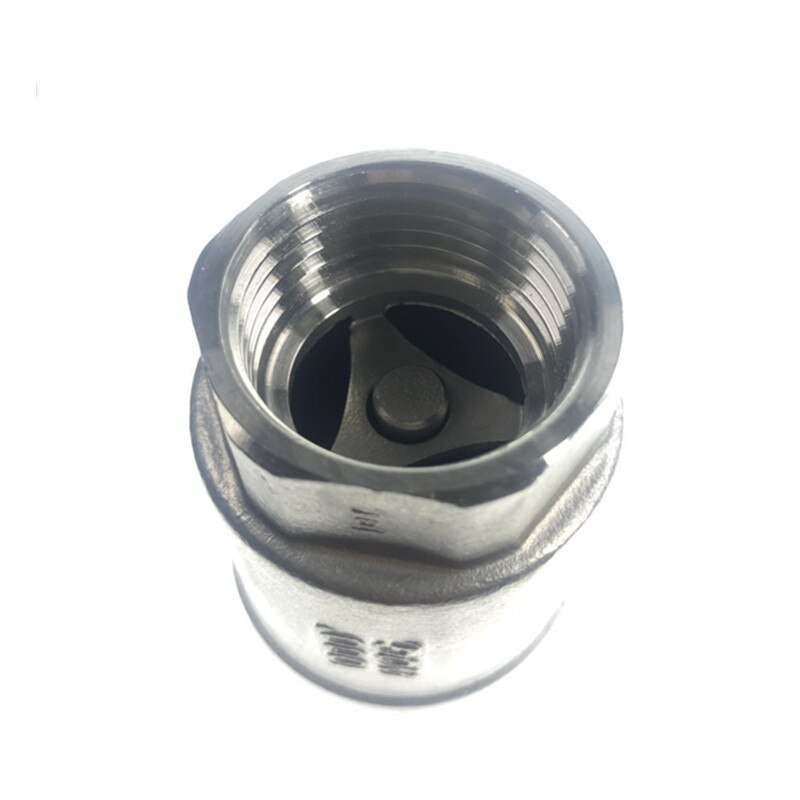Stainless Steel (304) vertical lift In Line Spring Check Valve