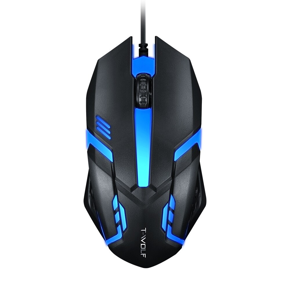 Gaming Toetsenbord En Muis Combo Bedraad Toetsenbord Met Led Backlight Toetsenbord Gamer Kit Stille Gaming Muis Set Voor Pc gaming: Only mouse