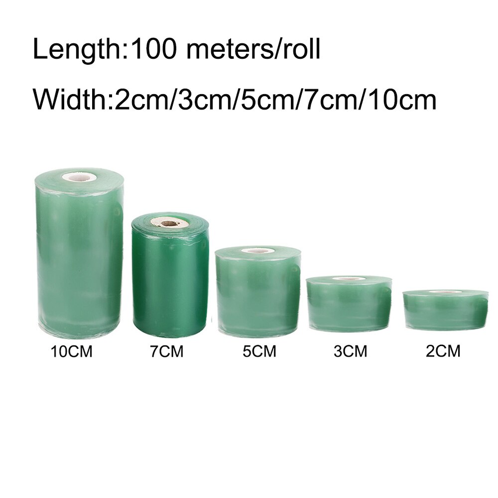 100M/roll Grafting Tape Garden Tools Fruit Tree Secateurs Engraft Branch Gardening bind belt PVC tie Tape Plant Tree Tape