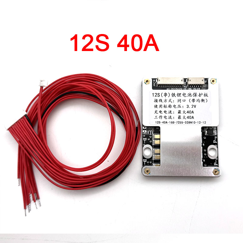 30A 40A 50A 80A 12S 13S 14S 16S 17S 36V 48V 60V Lifepo4 Li-Ion Lithium Batterie Schutz Bord Gleichgewicht BMS 3,7 V 3,2 V energie