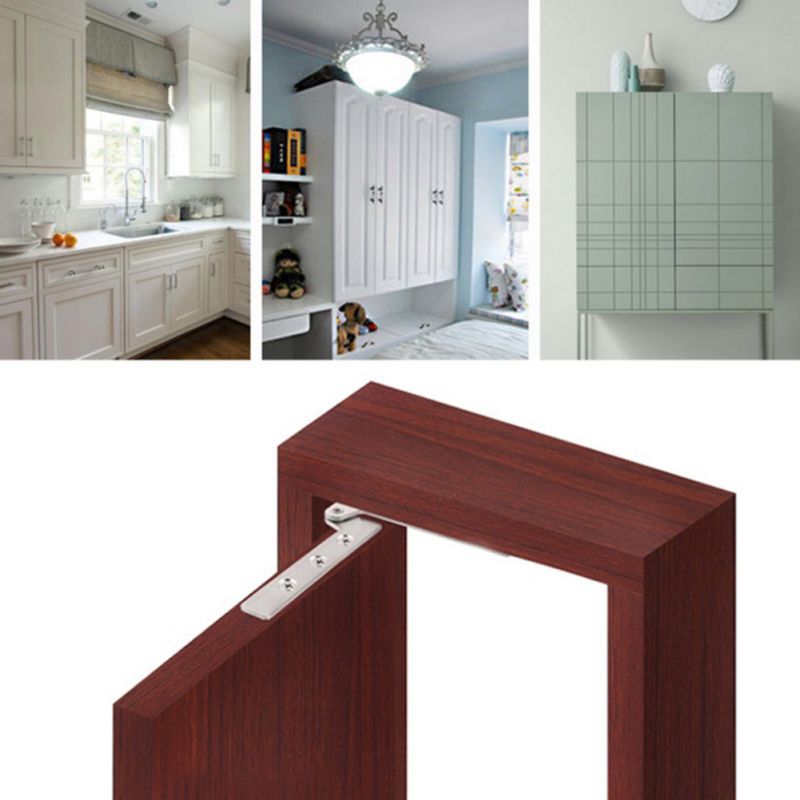 Stainless Steel Folding Hinge For Cabinet Cupboard Door Window Turning Furniture Lift up Strut Lid Flap Stay Support Hinges #
