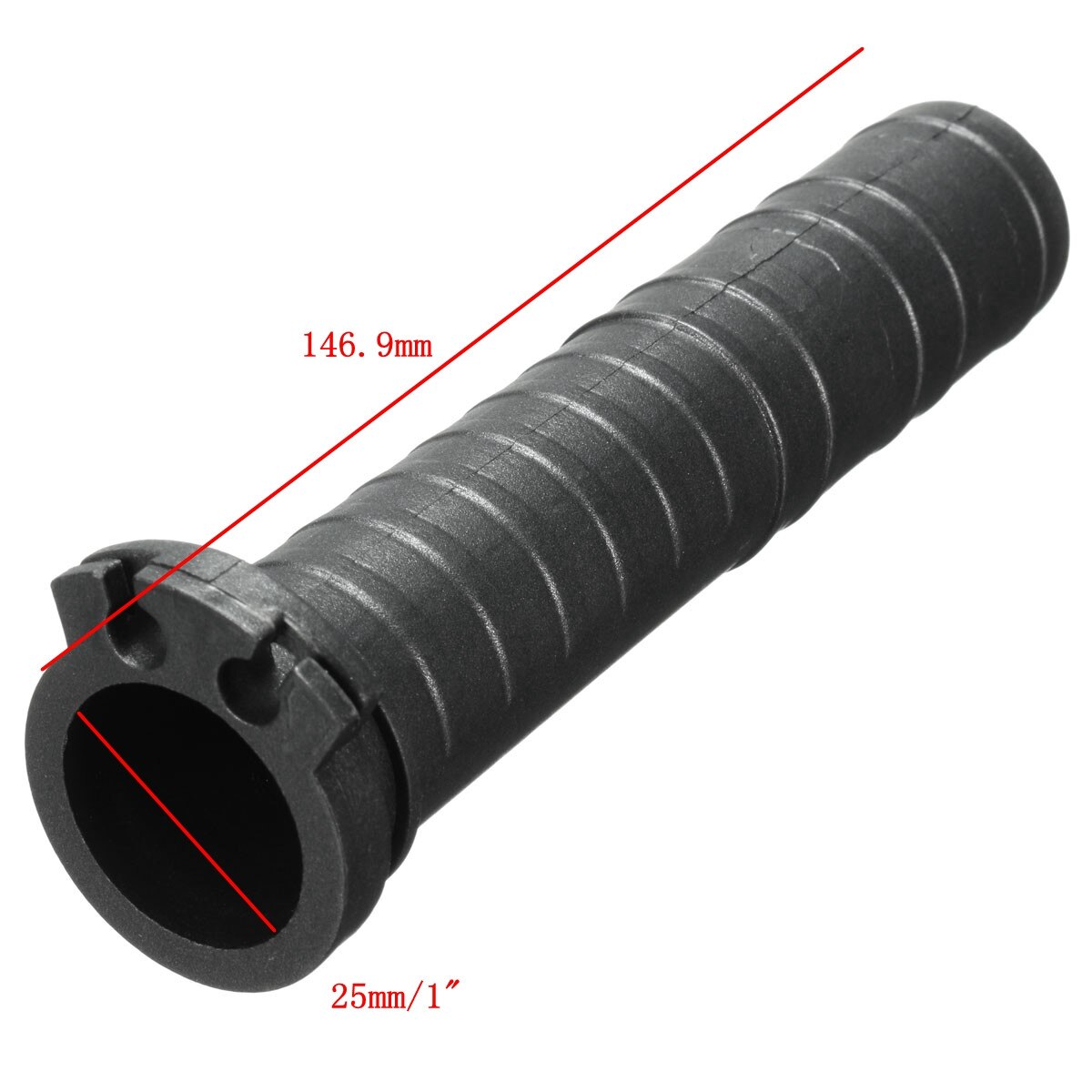 1 Inch 25Mm Black Motorcycle Stuur Hand Grip Dual Kabel Gashendel Mouw Buis Voor Cruiser Chopper/Suzuki/yamaha