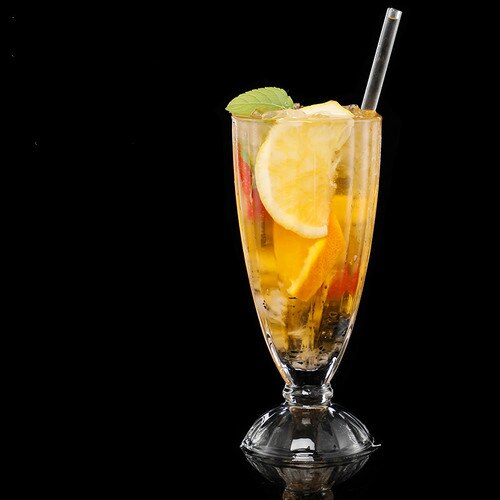 Glas Koude Drank Beker Sap Cup Smoothie Beker Milkshake Beker Melk Thee Cup Creatieve Restaurant Cup Cocktail Cup: K