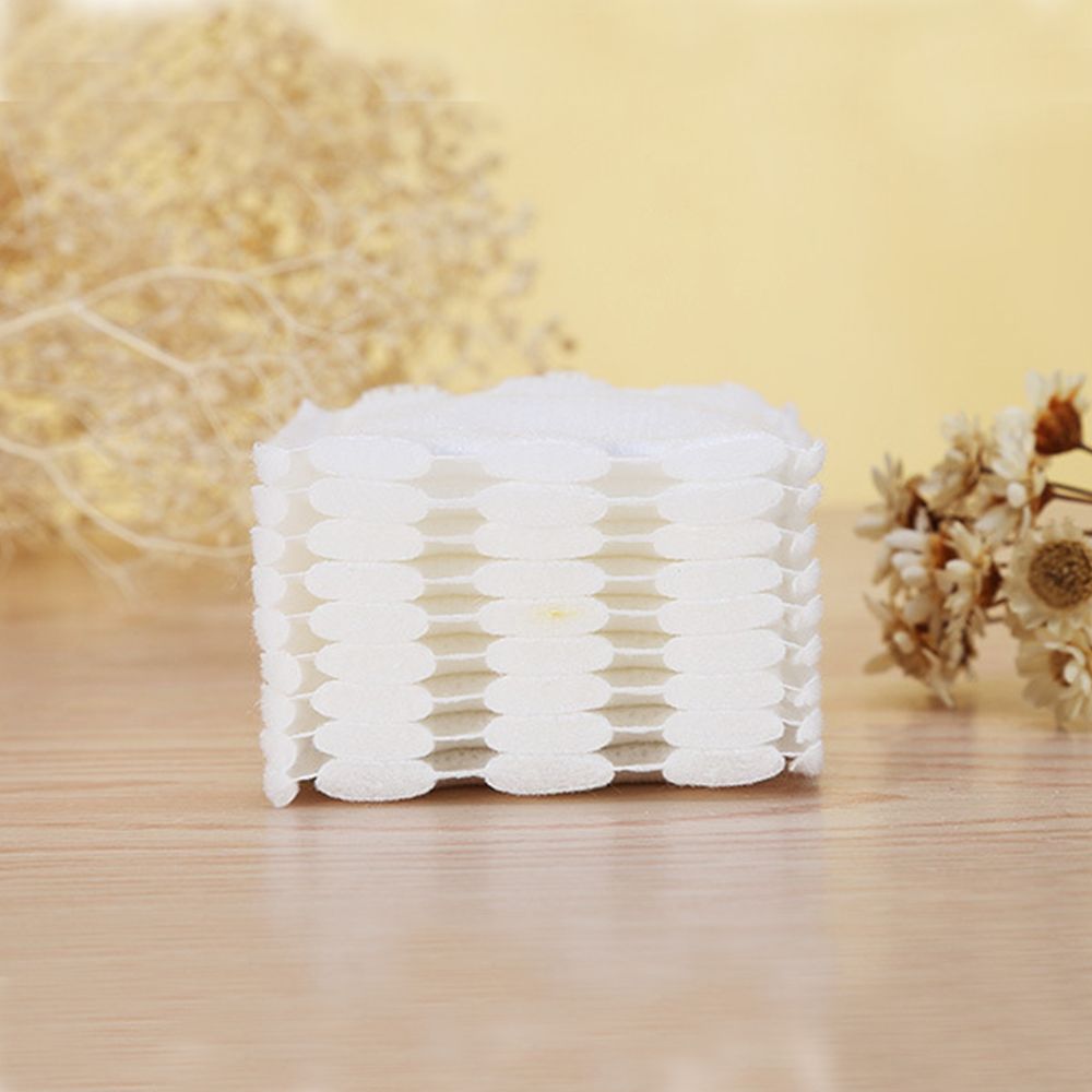 100 pièces blanc Rectangle tampons de coton du visage pour maquillage confortable peau cosmétique maquillage outils