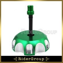 Groen Aluminium Tankdop Cover Voor Kawasaki KX 250F 450F 2006 2007 11 12 13 14 15 Motorfiets Dirt Motor Bike