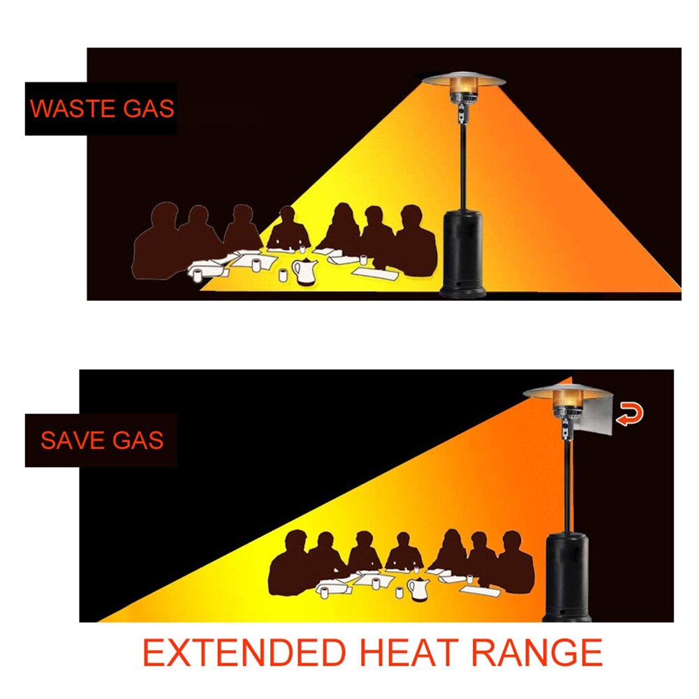 Eco Friendly Protective Cover Reflector Shield For Patio Heater Outdoor Replacement Parts Garden Supplies Practical