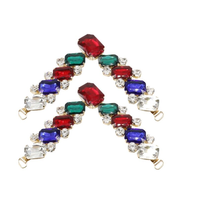 1 par 2 stk sko blomster charms pige damer sandalia feminina kvinde sko sandaler klipklapper strand hjemmesko blomster charme