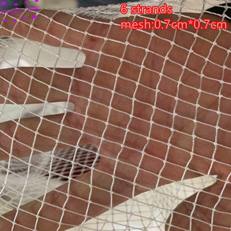 Small grid fishing net stake net Breeding nets Crop protection net Balcony isolation Multifunction nylon network hand net