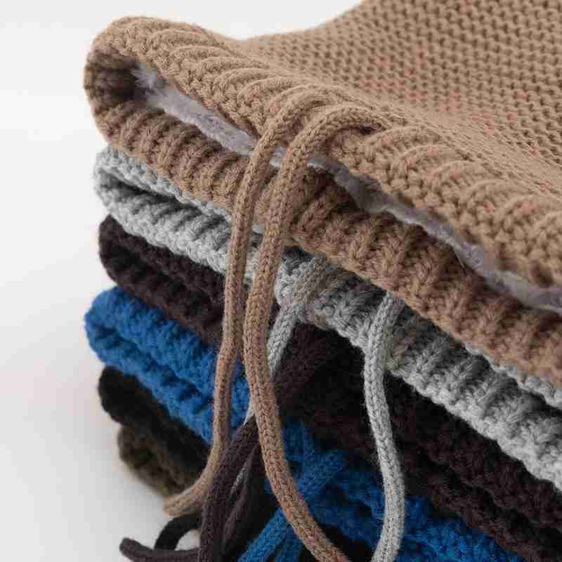 Winter Bib Warm Scarf For Knitted Solid Color Cotton Women Scarf Neck Scarves Comfortable Soft High Knitting Qualit O0Y2