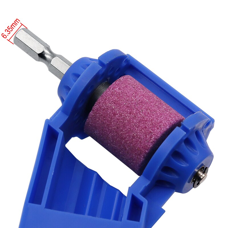 1 Set corindón de rueda afilador de brocas para taladro de herramienta de poder portátil afilador de brocas para taladro de 2-12,5mm giro broca de taladro amoladora