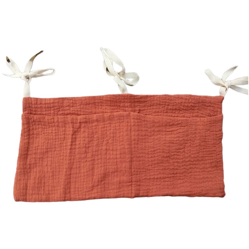 Sac de rangement pour jouets, bouteille de couches en coton pour berceau, sac de rangement pour jouets, utilisé pour ranger les vêtements de bébé, facile à accrocher,: BR