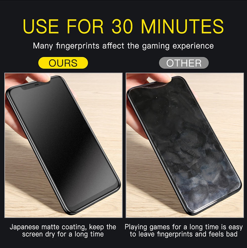 Verre trempé mat pour huawei Honor 10 lite 20 Pro 10i 20i verre de protection sur pour huawei Honor 8x 8c 8a 8s Film en verre dépoli
