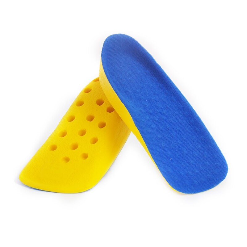 1 Pair 2cm High Increasing Heel Lift Half Insoles In Sock Pad