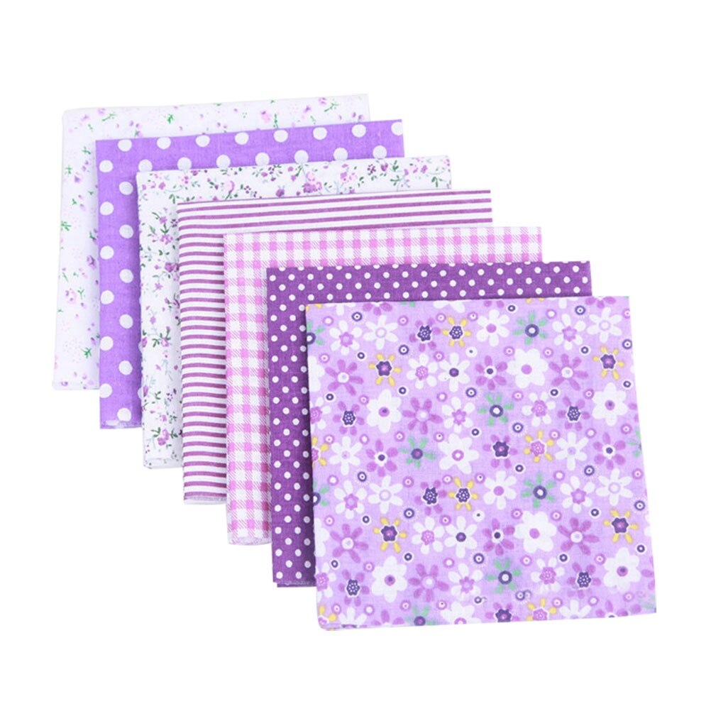 7 pièces petit tissu Patchwork fleuri frais imprimé Tabby tissu pur coton bricolage feuille de tissu à la main bricolage coton tissu pour magasin à domicile: color  5