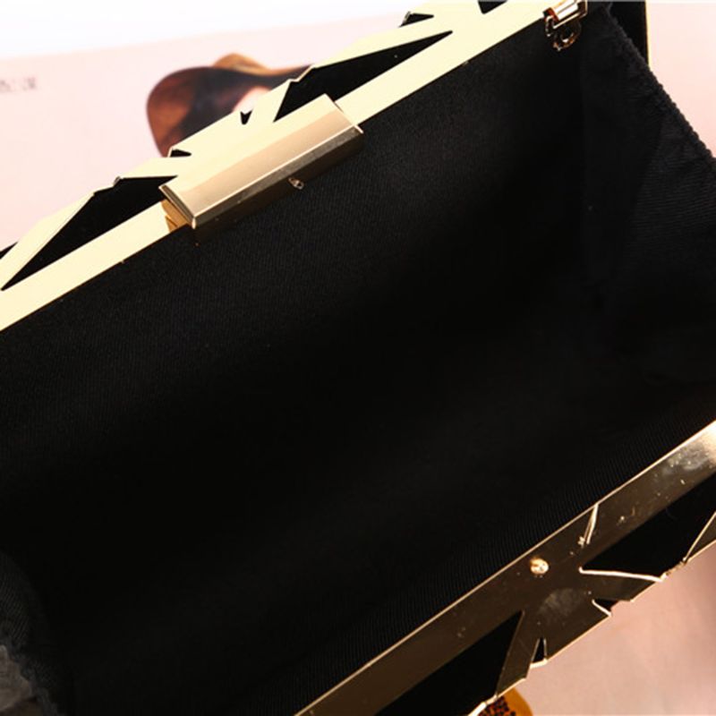 Geometric Geometric Women Clutch Bag Box Evening Party bags Chain Shoulder Purse Evening Bag For Year Christmas purses