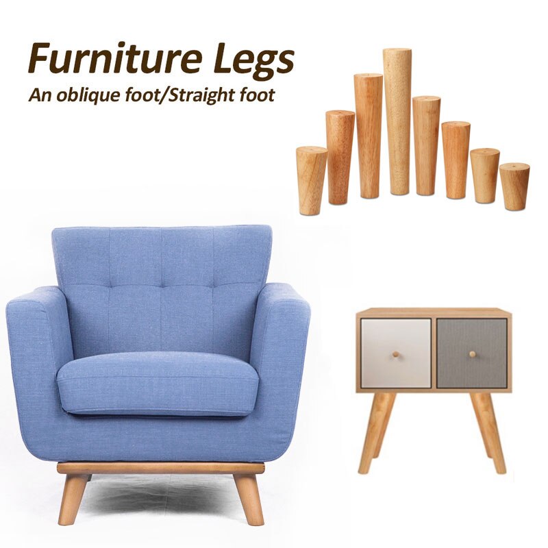 1Stck Möbel Beine Massivholz Sofa Ersatz Bein Für Sofa Bein Arche Holz Bein Stuhl erhöhen Möbel Fuß Kissen