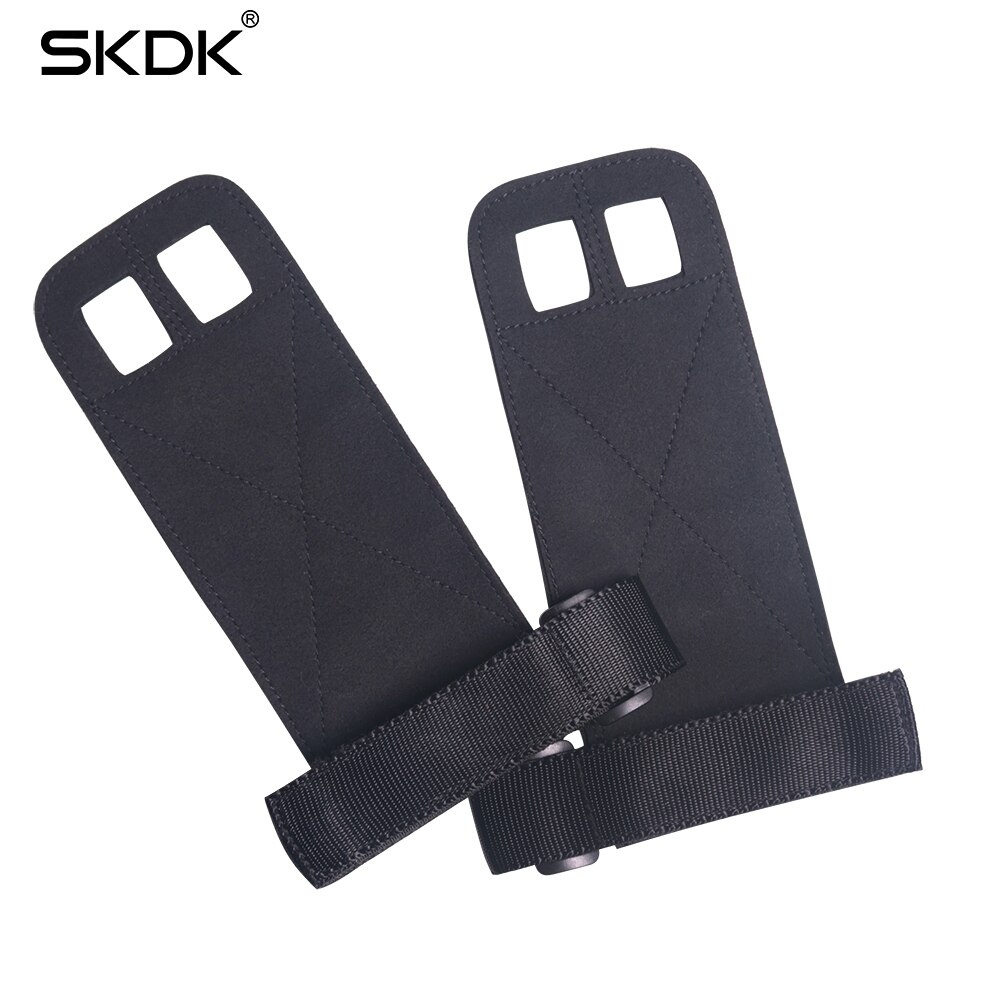 SKDK gimnasio mano protector de palmas guantes Crossfit guantes puños de entrenamiento de Fitness peso guantes de levantamiento de apoyo gimnasia deportiva puños