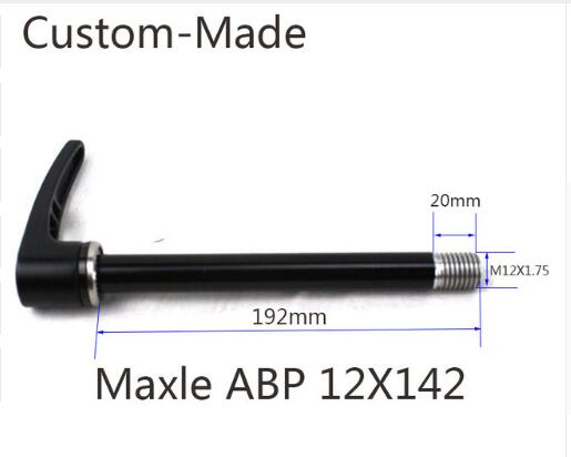 Eje trasero Maxle, 12X142mm, disponible, hecho a medida, eje para bicicleta 12X135 12X148 12X150 ABP 12X142 ABP Boost 12X148: Borgoña