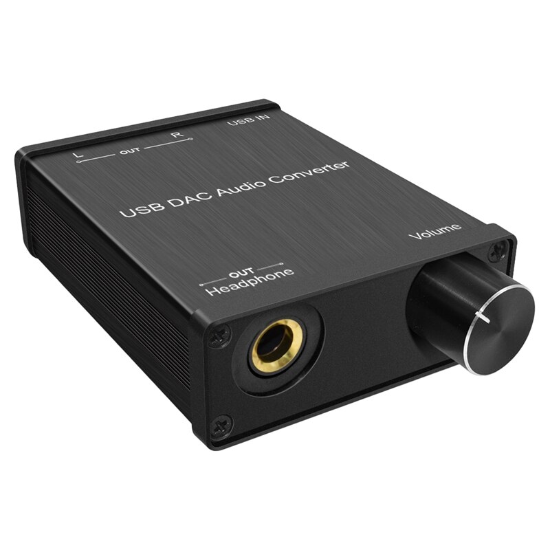 USB DAC o Converter USB to Fiber Coaxial + RCA o External Sound Card o Decoder: Default Title