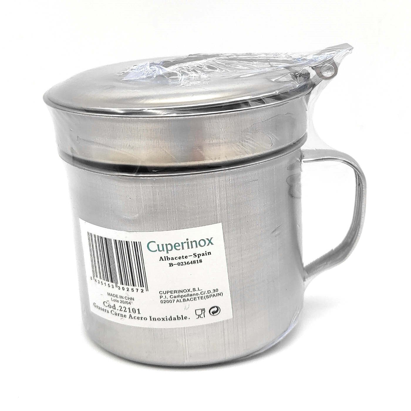 Ibili 700203 Grasera In Acciaio Inox 18/10 Per Carne – 1 Litro, Salute E Qualità In Cucina - 2