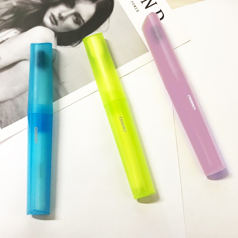 Super Dichte Haren Tandenborstel Ultrasoft Bamboe Houtskool Vezels Zacht Mondverzorging Voor Kids Zwangere Gevoelig Tandvlees Met Case