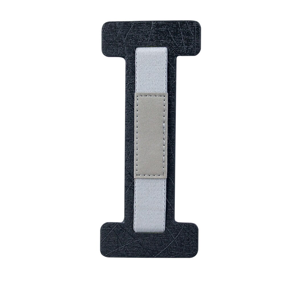 Universelle tablet-halterung mit rutschfestem fingerschutzband und ständer für 6-10.5 -zoll-tablets: Schwarz