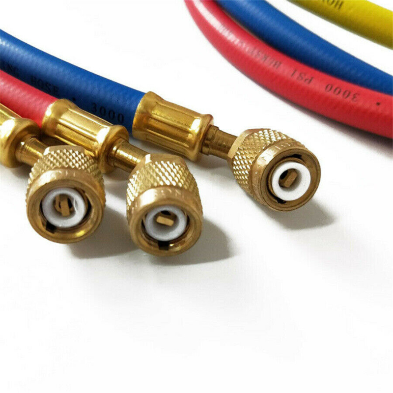 2/1.5/1 M Car Air Conditioning Refrigerant Tube AC Charging Hoses Tube For R134a R12 R22 R404 R502 Car Air Condition Hose