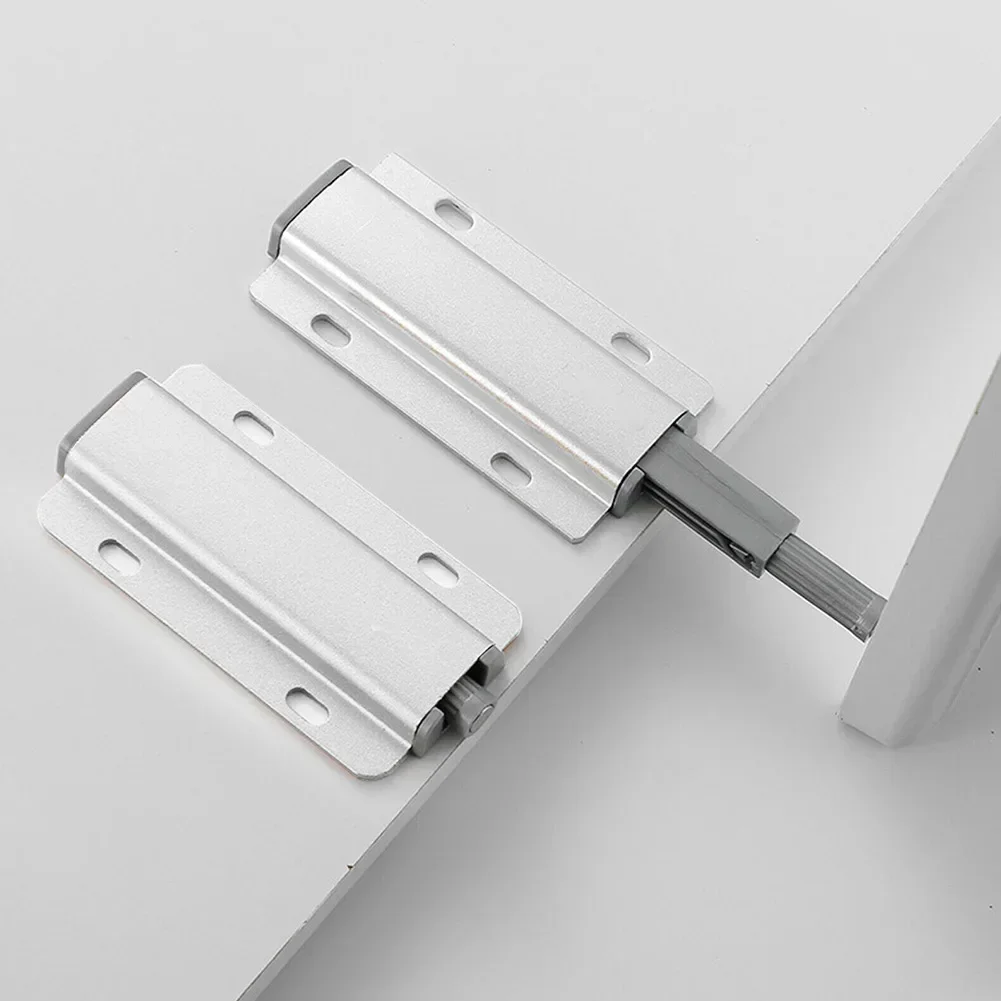 Heavy Duty Metal Push To Open Catch Cabinet Door Kitchen Wardrobe Hardware Aluminum Alloy Magnet Catch System Damper Buffer
