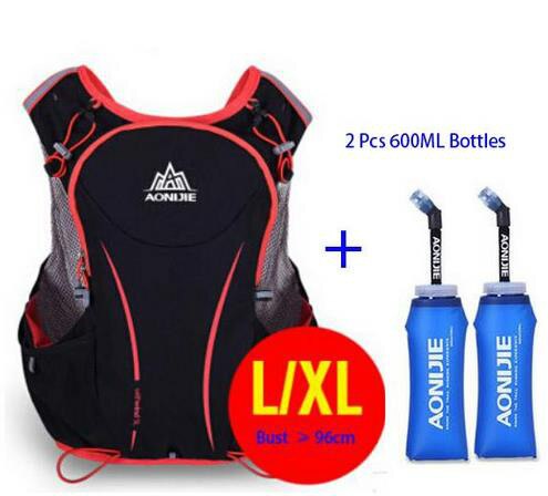 AONIJIE 5L men and women marathon running moisturizing vest bag 1.5L water bag riding hiking bag outdoor sports running backpack: 8