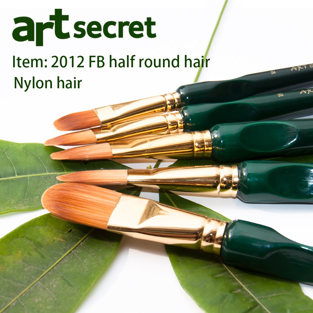ArtSecret Pinsel Nein.2012FB Koreanische importieren Synthetische Haar Dreieck Stange Acryl Und Öl Pinsel Aluminium Zwinge Haben Mängel