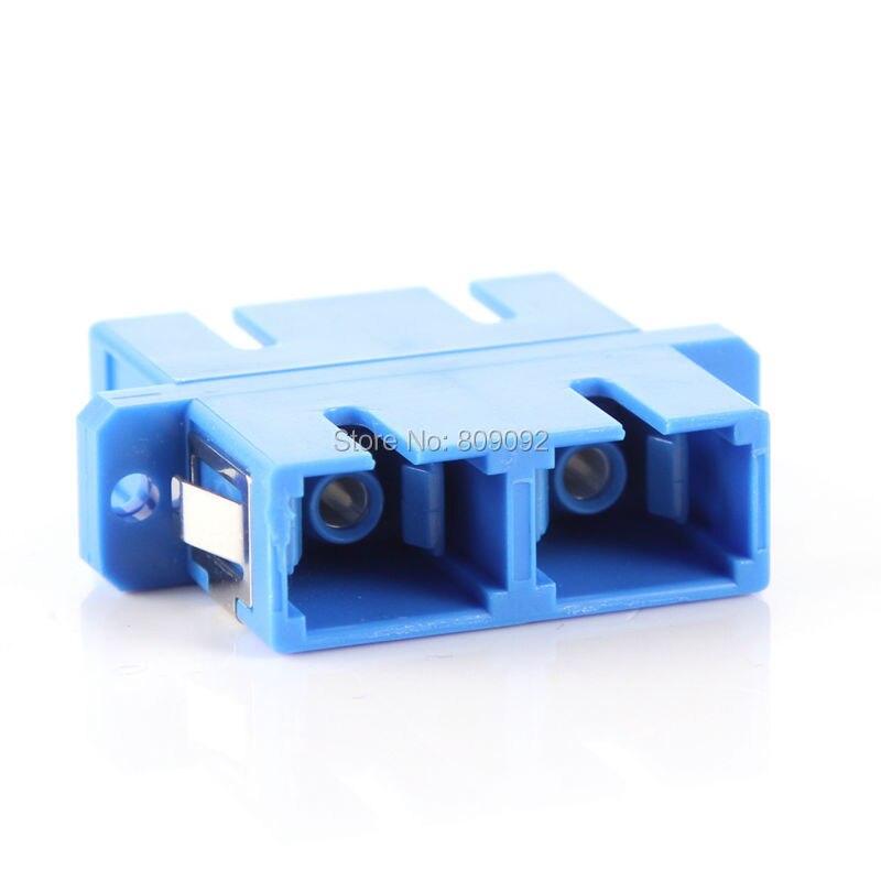 10pcs SC-SC Duplex Fiber Optic Adapter Optical Duplexer Connector Coupler Blue connector fiber extension connector