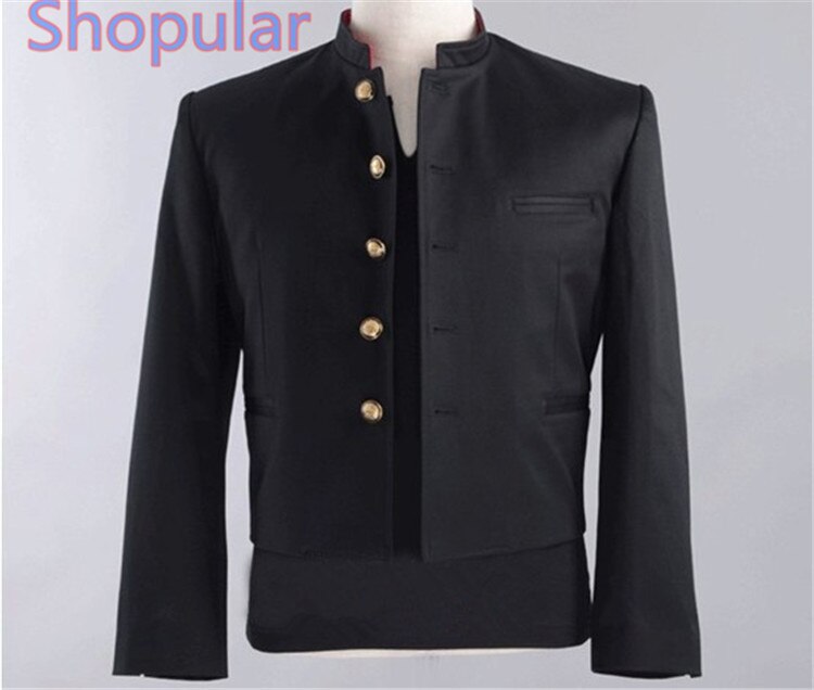 Chaqueta de uniforme escolar japonesa para hombre, abrigo, Tops de Collar rojo universitarios, Crows, Kurozu, ZERO, Oguri, Shun, Takitani, Cosplay de Genji