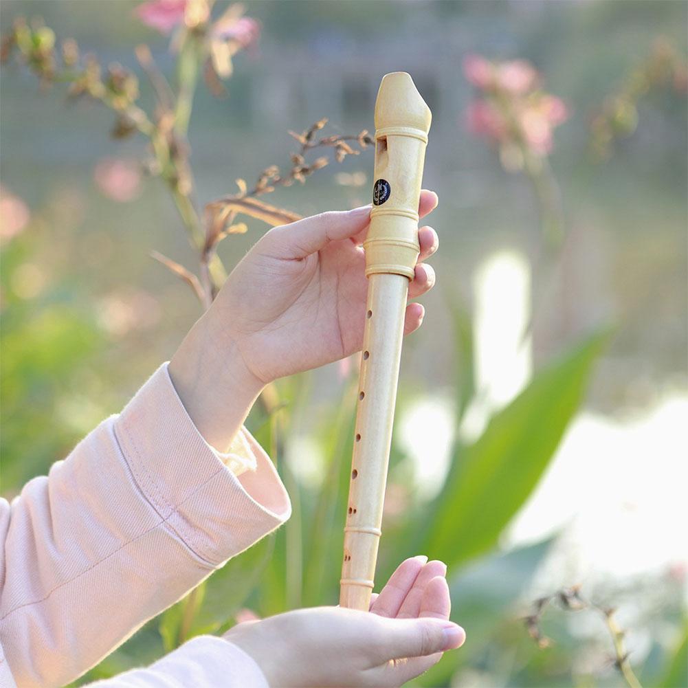 8 Holes Flute Long Musical Soprano Recorder Kids Educational Instrument For Clarinet Beginner Flute Plastic Instruments