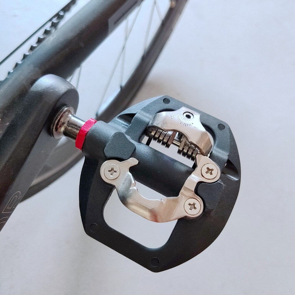 Pédale de vélo vtt autobloquante SPD pédales double plate-forme adaptateur convertir avec taquet pour SHIMANO SPD LOOK système KEO