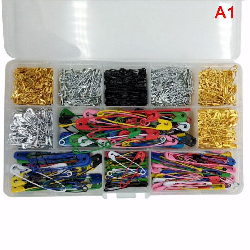 500pcs Colorful Pin Combination Box Multi-standard Pin Combination: A1